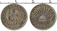 Продать Монеты Мексика 1/2 реала 1852 Серебро