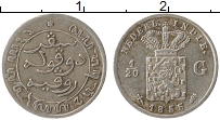 Продать Монеты Нидерландская Индия 1/20 гульдена 1855 Серебро