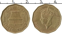 Продать Монеты Фиджи 3 пенса 1952 Латунь
