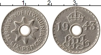 Продать Монеты Новая Гвинея 6 пенсов 1943 Медно-никель