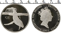 Продать Монеты Виргинские острова 25 долларов 1993 Серебро
