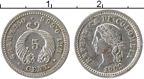 Продать Монеты Колумбия 5 центов 1902 Серебро