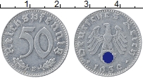 Продать Монеты Третий Рейх 50 пфеннигов 1939 Алюминий