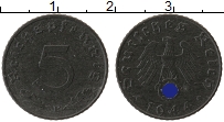 Продать Монеты Третий Рейх 5 пфеннигов 1942 Цинк