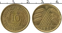 Продать Монеты Веймарская республика 10 пфеннигов 1936 