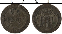 Продать Монеты Вестфалия 20 сантим 1812 Серебро