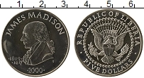 Продать Монеты Либерия 5 долларов 2000 Медно-никель