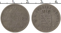 Продать Монеты Саксония 2 гроша 1856 Серебро