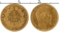 Продать Монеты Франция 5 франков 1854 Золото