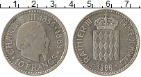 Продать Монеты Монако 10 франков 1966 Серебро