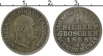 Продать Монеты Пруссия 1 грош 1868 Серебро