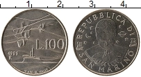 Продать Монеты Сан-Марино 100 лир 1999 Медно-никель
