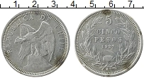 Продать Монеты Чили 5 песо 1927 Серебро