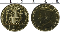 Продать Монеты Андорра 1 динер 1984 Латунь