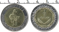Продать Монеты Ливия 1/2 динара 1372 Биметалл