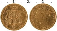 Продать Монеты Великобритания 1/2 соверена 1883 Золото