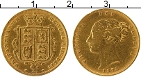 Продать Монеты Великобритания 1/2 соверена 1873 Золото