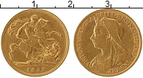 Продать Монеты Великобритания 1/2 соверена 1898 Золото