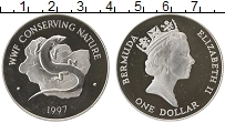 Продать Монеты Бермудские острова 1 доллар 1997 Серебро