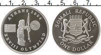 Продать Монеты Сомали 1 доллар 2004 Серебро
