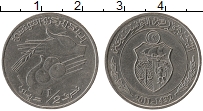 Продать Монеты Тунис 1/2 динара 2009 Медно-никель