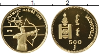 Продать Монеты Монголия 500 тугриков 1996 Золото