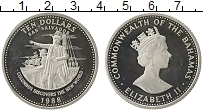 Продать Монеты Багамские острова 10 долларов 1988 Серебро