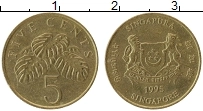 Продать Монеты Сингапур 5 центов 1995 Бронза