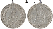 Продать Монеты Индокитай 10 центов 1919 Серебро