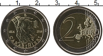 Продать Монеты Италия 2 евро 2014 Биметалл