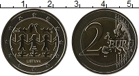 Продать Монеты Литва 2 евро 2018 Биметалл