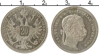 Продать Монеты Австрия 20 крейцеров 1869 Серебро