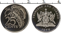 Продать Монеты Тринидад и Тобаго 25 центов 1975 Медно-никель