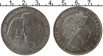 Продать Монеты Олдерни 5 фунтов 2010 Медно-никель