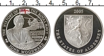 Продать Монеты Олдерни 5 фунтов 2005 Серебро