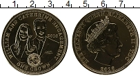 Продать Монеты Тристан-да-Кунья 1 крона 2010 Позолота