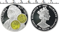Продать Монеты Фолклендские острова 50 пенсов 2001 Серебро