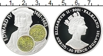 Продать Монеты Фолклендские острова 50 пенсов 2001 Серебро