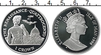 Продать Монеты Остров Мэн 1 крона 1998 Серебро