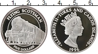 Продать Монеты Теркc и Кайкос 5 долларов 1996 Серебро