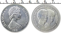 Продать Монеты Остров Мэн 1 крона 1981 Серебро
