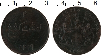 Продать Монеты Нидерландская Индия 2 кеппинга 1804 Медь