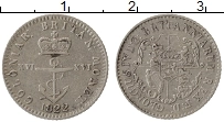 Продать Монеты Британская Гвиана 1/16 доллара 1822 Серебро