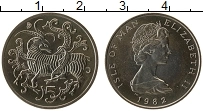 Продать Монеты Остров Мэн 5 пенсов 1982 Медно-никель
