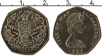 Продать Монеты Остров Мэн 20 пенсов 1982 Серебро