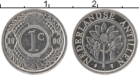 Продать Монеты Антильские острова 1 цент 1991 Алюминий