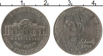 Продать Монеты США 5 центов 2006 Медно-никель
