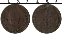 Продать Монеты Испания 8 мараведи 1831 Медь
