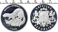 Продать Монеты Латвия 1 лат 1999 Серебро