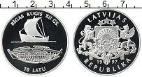 Продать Монеты Латвия 10 лат 1997 Серебро